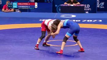 62 kg Qualif. - Aleksandra Wolczynska, Poland vs Aisuluu Tynybekova, Kyrgyzstan