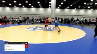 190 lbs Final - Ronan An, Georgia vs Michael Boyle, Ohio