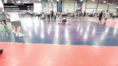 120 lbs Rr Rnd 1 - Ethan Micheals, Blue Wave 2 vs Keegan Dressler, Indiana Outlaws Black
