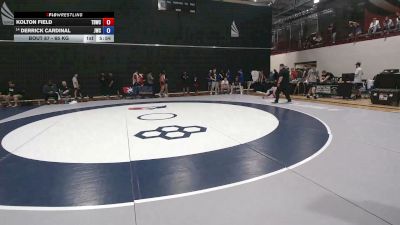 65 kg Champ. Rd Of 128 - Kolton Field, Tiger Den Wrestling Club vs Derrick Cardinal, Jackrabbit Wrestling Club