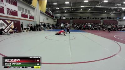 138 lbs Cons. Round 3 - Shane Saucedo, Miyamura vs Clayton Begay, Monument Valley