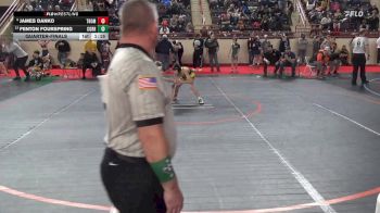 90_B lbs Quarterfinal - James Danko, Thomas Jefferson vs Fenton Fourspring, Corry