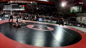 4A 150 lbs Champ. Round 1 - Cam Coburn, McCall-Donnelly vs Cole Hanely, Timberlake