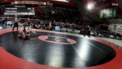 4A 150 lbs Champ. Round 1 - Cam Coburn, McCall-Donnelly vs Cole Hanely, Timberlake