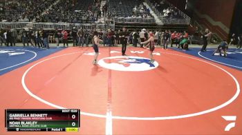 119 lbs Cons. Round 1 - Gabriella Bennett, Big Piney Pinners Wrestling Club vs Noah Blakley, Greybull Basin Athletic Club