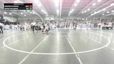 120 lbs Quarterfinal - Santino Sloboda, Quest School Of Wrestling Gold vs Mateo Gallegos, 4M Power