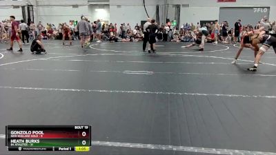 150 lbs Round 5 (8 Team) - Gonzolo Pool, New England Gold vs Heath Burks, 84 Athletes