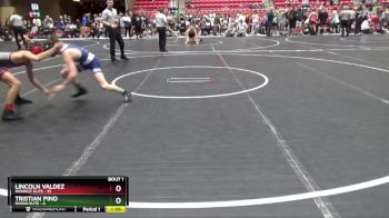 95 lbs Round 1 (6 Team) - Lincoln Valdez, Midwest Elite vs Tristian Pino, Duran Elite