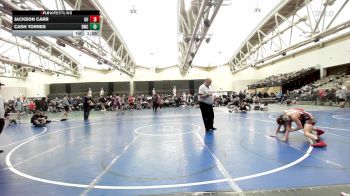 141 lbs Rr Rnd 5 - Jackson Carr, Georgia United MS vs Cash Torres, DoughBoy MS