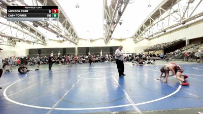 141 lbs Rr Rnd 5 - Jackson Carr, Georgia United MS vs Cash Torres, DoughBoy MS