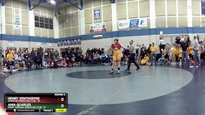 175 lbs Round 2 (3 Team) - Henry Zenthoefer, Mater Dei Wrestling Club vs Amia Quarles, Perry Meridian Wrestling Club