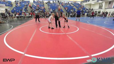 70 lbs 3rd Place - Max Gibson, Coweta Tiger Wrestling vs Knox Perkins, Tahlequah Wrestling Club