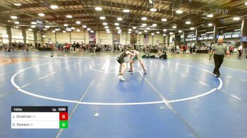 112 lbs Consi Of 32 #2 - Jaccob Smeltzer, VA vs Cole Sowers, SC