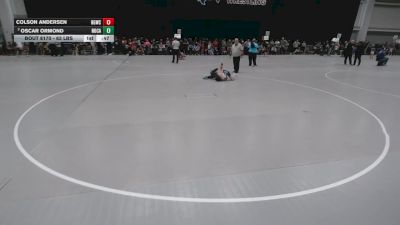 63 lbs Cons. Rd Of 16 - Oscar Ormond, North Carolina vs Colson Andersen, Big Game Wrestling Club