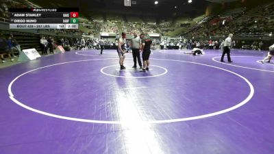 287 lbs Round Of 16 - Diego Nuno, Hanford vs Adam Stanley, Bakersfield