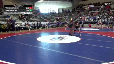 6A 155 lbs Quarterfinal - RayNya Watson, Northside vs Sandra Reyes, Little Rock Central High School