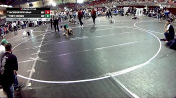 59 lbs Cons. Round 2 - Jackson Wichman, Norris Wrestling Club vs Trey Dennis, O`Neill Leprechaun Wrestling