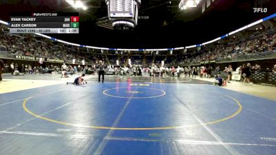 80 lbs Consy Pigtails - Evan Yackey, Juniata vs Alex Carson, Mars