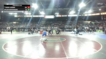 120 lbs Champ. Round 2 - Nash Larsen, Coeur D Alene vs Dylan Dottaviano, Bishop Kelly