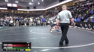 190 lbs 5th & 7th Place - Jack Cahill, Ankeny Centennial vs Abe Parker, Waukee Northwest