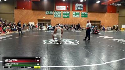 285 lbs Cons. Round 2 - Leo Ramirez, West Hills vs Luis Centeno, Moorpark