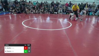 60 lbs Round 1 - Ryker Seditz, Phoenix W.C. vs Westen Davis, Backbone Wrestling Club