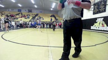 120 lbs Quarterfinal - Elisabeth Courverler, Sapulpa HS Girls vs Meria McPhetters, Inola