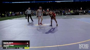 D3-138 lbs Cons. Round 2 - Maurice Ames, Clinton HS vs Koltin Gross, Constantine HS