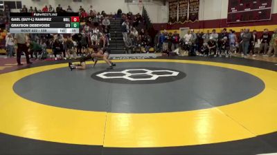138 lbs Cons. Round 3 - Gael (guy-l) Ramirez, Moeller vs Grayson Debevoise, St Francis Desales