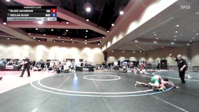 165 lbs 1st Place Match - Blake Jacobson, Virginia vs Declan Bligh, Massachusetts