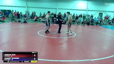 250 lbs 2nd Place Match (16 Team) - Jordan Roe, Michigan vs Robert Bowers, Ohio Grey