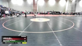 113 lbs Semifinal - Braydon Pacheco, Garden City HS vs Jordan Bell, St. Pius X (Kansas City)