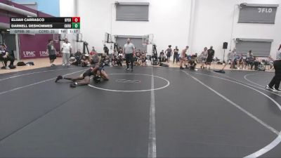 120 lbs Round 5 (6 Team) - Elijah Carrasco, GPS Blue vs Darnell Deshommes, Cordoba Trained