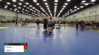 90 lbs Prelims - Jillian Wells, Elk Grove Wrestling Academy vs Gigi Bragg, Pinnacle