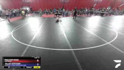 53 lbs Round 4 - Malcom Moss, Wisconsin vs Talon Ketcham, Mauston Talons Wrestling Club