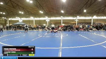 95 lbs Champ. Round 1 - Cooper Wing, Suples vs Maxx Watson, Sandpoint Legacy Wrestling