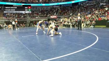 2A-175 lbs Cons. Semi - Kyler Crow, Mediapolis vs Brock Mulder, Boyden-Hull/Rock Valley