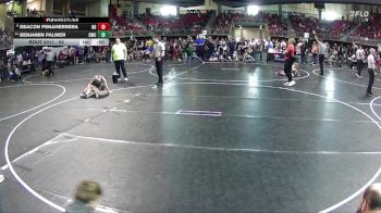 65 lbs Champ. Round 1 - Benjamin Palmer, Oakland-Craig Wrestling Club vs Deacon Penaherrera, Nebraska Boyz
