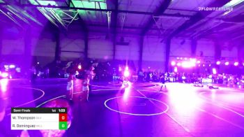 81 lbs Semifinal - West Thompson, Silver State Wr Ac vs Rocco Dominguez, Valley Vandals