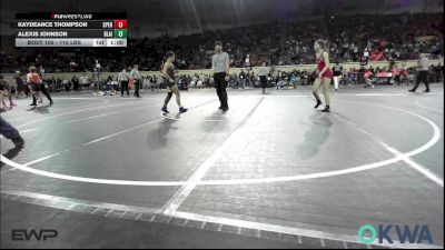 115 lbs Consi Of 4 - Kaydeance Thompson, Sperry Wrestling Club vs Alexis Johnson, Blaine County Grapplers