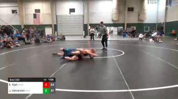 160 lbs Semifinal - Elijah Fjell, Columbus Wrestling Org. vs Jackson Halverson, MIDWEST DESTROYERS