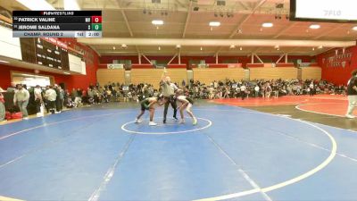 115 lbs Champ. Round 2 - Jerome Saldana, Sonoma Valley vs Patrick Valine, Monte Vista