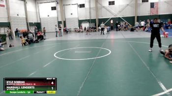 110 lbs Placement Matches (8 Team) - Marshall Lenderts, JR Titans vs Kyle Sobran, Black Fox Wrestling Team 2