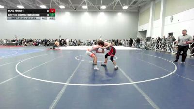138 lbs Consi Of 64 #2 - Jake Amiott, NC vs Justice Commendatore, CA