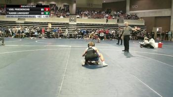 121 Championship Bracket Semifinal - Joel Friederichs, Watertown-Mayer vs Kaden Lindquist, Kasson-Mantorville