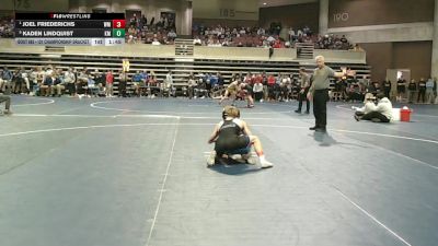 121 Championship Bracket Semifinal - Joel Friederichs, Watertown-Mayer vs Kaden Lindquist, Kasson-Mantorville