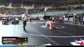 D1-138 lbs 3rd Place Match - Jonathon Rogers, Liberty vs Adyn Bostick, Sunnyside