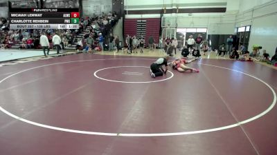 138 lbs Semis - Micaiah Lenway, Albert Lea Wrestling Club vs Charlotte Rehbein, Pinnacle Wrestling Club