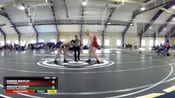 285 lbs Semifinal - Keegan Nugent, Michigan Unattached vs Parker Bentley, Unattached