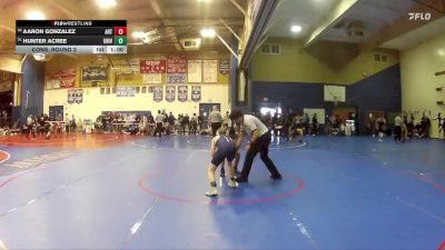 106 lbs Cons. Round 2 - Hunter Acree, University vs Aaron Gonzalez, Artesia